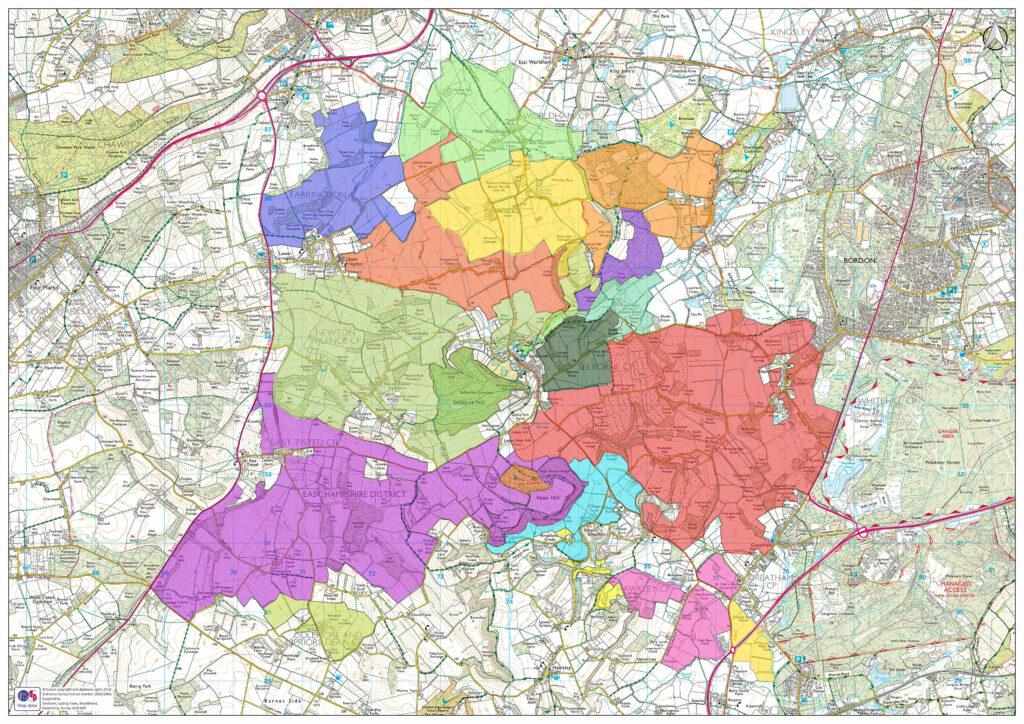 Selborne Landscape Partnership map